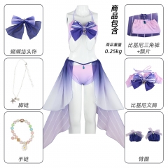 原神cos服装珊瑚宫心海性感泳衣二次元角色扮演表演服装女装