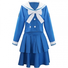 弹丸论破V3cos服茶柱转子cosplay服装 学生校园服制服套装全套