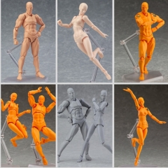 2.0肤男 肤女/2.0灰男 灰女/素体武器包 可动 手办 摆件