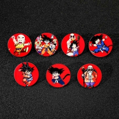 7 Styles Dragon Ball Z Cartoon Pin Anime Alloy Brooch