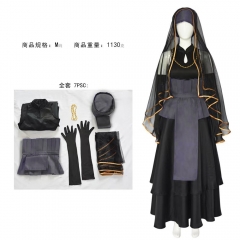 7 Sizes Naruto Hyūga Hinata Cartoon Anime Cosplay Dress Full Set