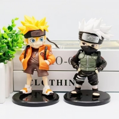 2 Styles Naruto Hatake Kakashi Cartoon Anime PVC Figures