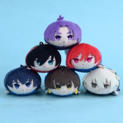 6cm 6 Styles Blue Lock Cartoon Anime Plush Toy Pendant