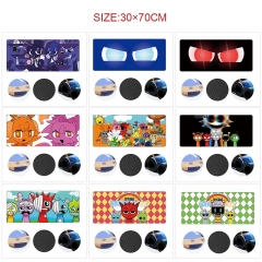 30*70cm 12 Styles Sprunki Cartoon Anime Mouse Pad