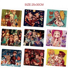 25*30cm 23 Styles Toilet-Bound Hanako-kun Cartoon Anime Mouse Pad