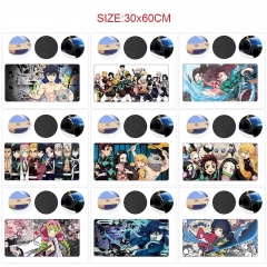 30*60cm 10 Styles Demon Slayer: Kimetsu no Yaiba Cartoon Anime Mouse Pad