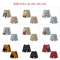 9 Styles Naruto Cartoon Anime Shorts Pants