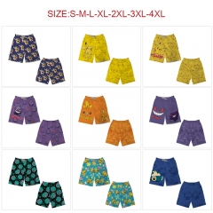 10 Styles Pokemon Cartoon Anime Shorts Pants