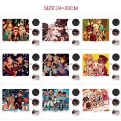 20*24cm 5pcs/set 23 Styles Toilet-Bound Hanako-kun Cartoon Anime Mouse Pad