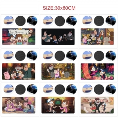 30*60cm 10 Styles Gravity Falls Cartoon Anime Mouse Pad