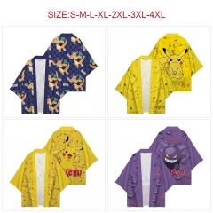 6 Styles Pokemon Cartoon Anime Kimono Haori Cloak