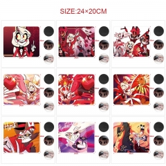 20*24cm 5pcs/set 20 Styles Hazbin Hotel Cartoon Anime Mouse Pad