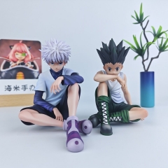2 Sitting Styles Hunter x Hunter Killua Zoldyck GON FREECSS PVC Anime Figure