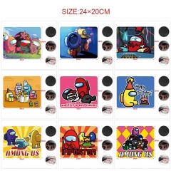 20*24cm 5pcs/set 12 Styles Among Us Cartoon Anime Mouse Pad