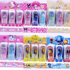 15cm 6 Styles 60PCS/SET Pokemon Cartoon Anime Ruler Stationery