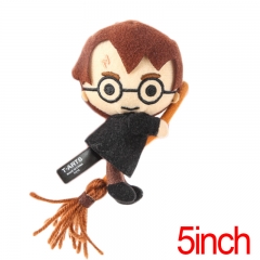 5 Inch Harry Potter Cartoon Anime Plush Toy Pendant