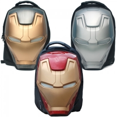 3 Colors Marvel Iron Man Anime Backpack Bag