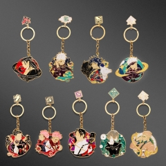 9 Styles Jujutsu Kaisen Cartoon Anime Alloy Keychain