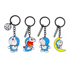 4 Styles Doraemon Cartoon Anime Alloy Keychain