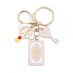 Card Captor Sakura Cartoon Anime Alloy Keychain