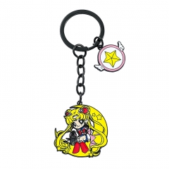 Pretty Soldier Sailor Moon Cartoon Anime Alloy Keychain