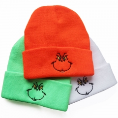 5 Styles The Grinch Fashion Unisex Cartoon Cap Anime Knitted Hat