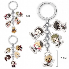 3 Styles Angels of Death Anime Multiple Dropped Acrylic Keychain