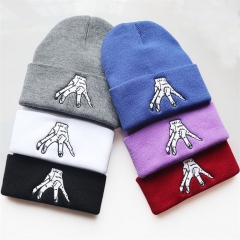 6 Styles Wednesday Addams Fashion Unisex Cartoon Cap Anime Knitted Hat