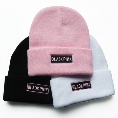 3 Styles K-POP Blackpink Fashion Unisex Cartoon Cap Anime Knitted Hat