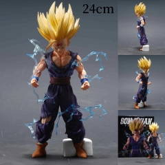 七龙珠 站姿 超级赛亚人二代 孙悟饭 盒装手办 高24cm 一箱42个