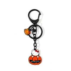 Hello Kitty Cartoon Anime Alloy Keychain