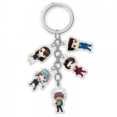 Gyakuten Saiban Anime Multiple Dropped Acrylic Keychain