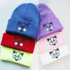 6 Styles Pokemon Fashion Unisex Cartoon Cap Anime Knitted Hat