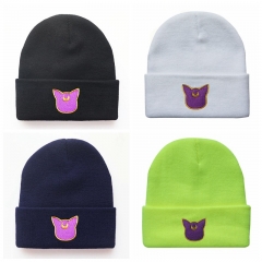 5 Styles Pretty Soldier Sailor Moon Fashion Unisex Cartoon Cap Anime Knitted Hat
