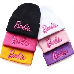 8 Styles Barbie Unisex Cartoon Cap Anime Knitted Hat
