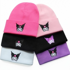 6 Styles Sanrio Fashion Unisex Cartoon Cap Anime Knitted Hat