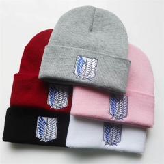 9 Styles Attack on Titan/Shingeki No Kyojin Unisex Cartoon Cap Anime Knitted Hat
