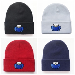 14 Styles Sesame Street Fashion Unisex Cartoon Cap Anime Knitted Hat