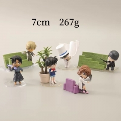 6款场景柯南7 cm 2 55克