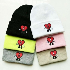 17 Styles Bad Bunny Fashion Unisex Cartoon Cap Anime Knitted Hat