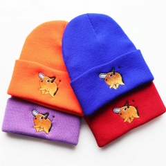 8 Styles Chainsaw Man Fashion Unisex Cartoon Cap Anime Knitted Hat