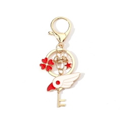 Card Captor Sakura Cartoon Anime Alloy Keychain