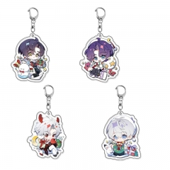 4 Styles Love and Deepspace Cartoon Anime Acrylic Keychain