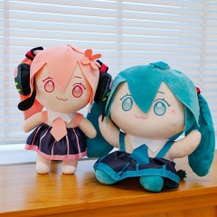 2 Styles Hatsune Miku Cartoon Anime Plush Toy Doll  30cm/40cm/50cm