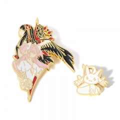 2 Styles Puella Magi Madoka Magica Cartoon Anime Alloy Brooch Pin Badge