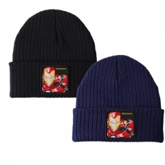 2 Styles Marvel Iron Man Fashion Unisex Cartoon Cap Anime Knitted Hat