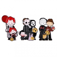 2 Styles Scared Movie Moon Anime Cartoon Anime Alloy Pin Brooch