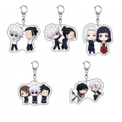 5 Styles Jujutsu Kaisen Cartoon Anime Acrylic Keychain