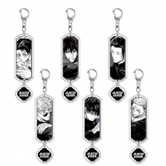 6 Styles Jujutsu Kaisen Cartoon Anime Acrylic Keychain