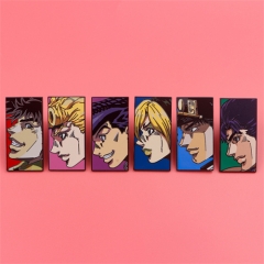 6 Styles JoJo's Bizarre Adventure Anime Alloy Pin Brooch